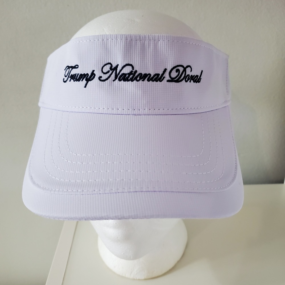 Ahead Special Edition Trump National Doral Golf Visor White Adjustable Hat